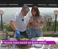 El arroz con almejas perfecto, paso a paso, en el Restaurante Alaia de Igeldo