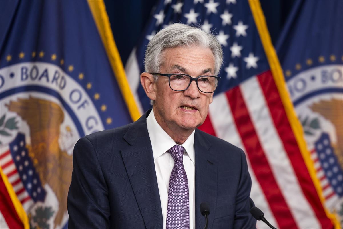 Jerome Powell Erreserba Federaleko presidentea. Argazkia: EFE