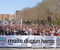 EH Bildu y EH Bai: Nos gustaría que el Aberri Eguna fuera una rampa hacia la soberaría