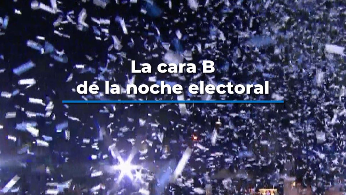 La cara B de la noche electoral.