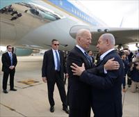 Bidenek Israelen bertsioa babestu du: Badirudi beste bandoaren kontua dela