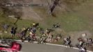 Honelakoa izan da Vingegaard, Evenepoel eta Roglicen erorikoaren sekuentzia 2024ko Itzulia 4. etapan