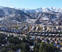 La nieve sorprende a Santiago de Chile después de cuatro años