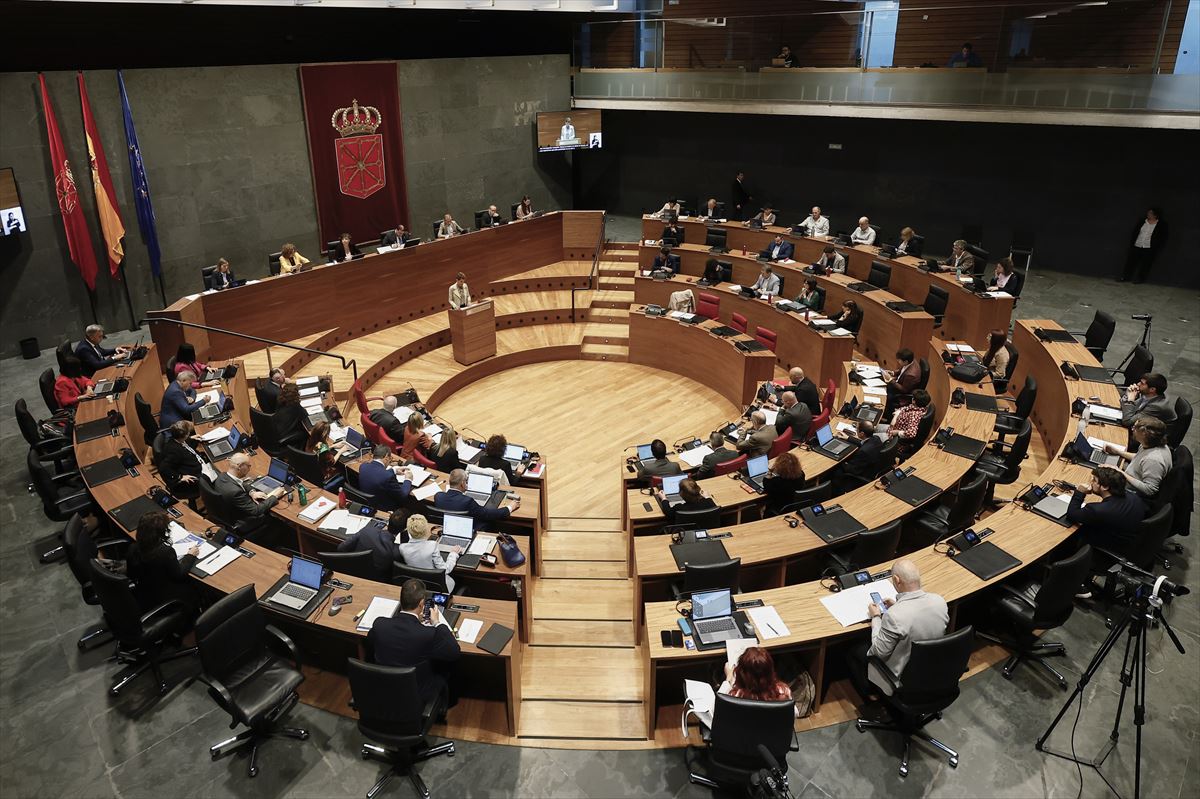 El Parlamento de Navarra, en una imagen de archivo