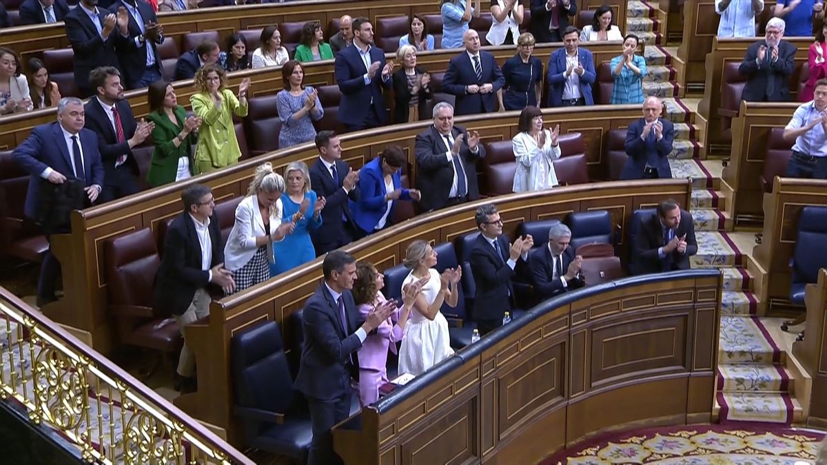 El Congreso, el día de la votación. EFE