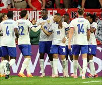 Frantzia Austriari gailendu zaio, Woberrek bere atean egindako golari esker (0-1)