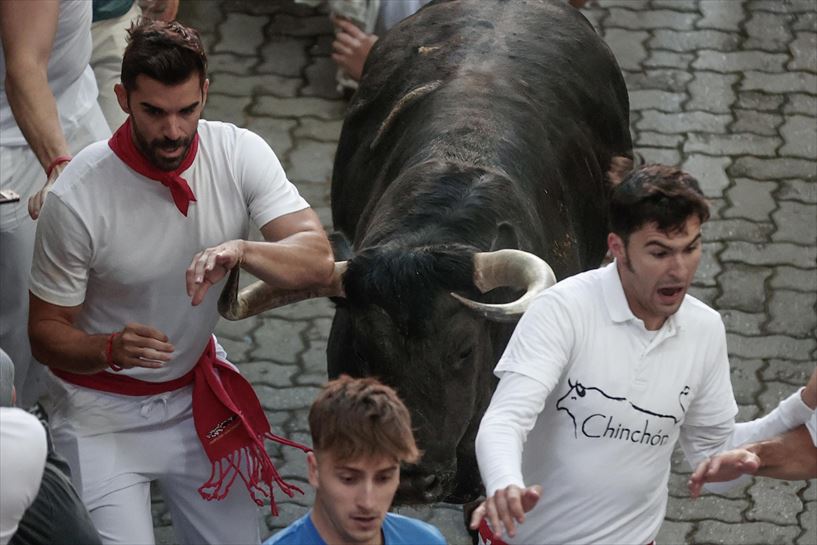 Uztailaren 8ko entzierroa. Argazkia: EFE.