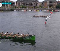Final reñido y emocionante entre Urdaibai, Zierbena y Hondarribia en la Bandera de Sestao