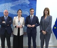 Imanol Pradales lehendakaria EAEko europarlamentariekin bildu da Bruselan