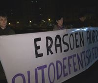 Elkarretaratze isila egin dute Villabona-Amasan, Leonorren hilketa matxista gaitzesteko