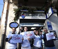 El 72480, el gordo de la Lotería de Navidad, vendido íntegro en Logroño
