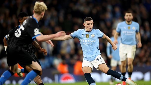 El Manchester City logró remontar el partido ante el Brujas. 
