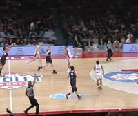 Espectacular triple de Pantzar desde más atrás de la línea del medio campo, en el Cholet vs. Bilbao Basket