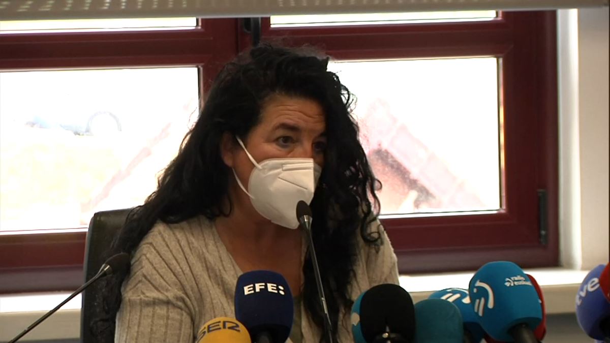 Isabel Delgado, enferma de covid persistente. Foto: EITB
