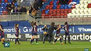 Eibarrek Levante Badalona gainditu du postu lasaietan kokatzeko (1-0)