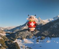 Festival Internacional de globos aerostáticos de Chateau d'oex, un evento que atrae a miles de visitantes