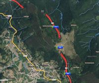 Abierta la A-15 en Berastegi, en ambos sentidos, tras el accidente de una furgoneta