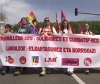 Los sindicatos destacan en Baiona la importancia de defender los derechos sociales frente al capitalismos
