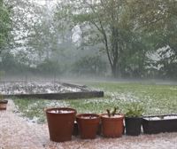 Granizo y ambiente desapacible en Álava
