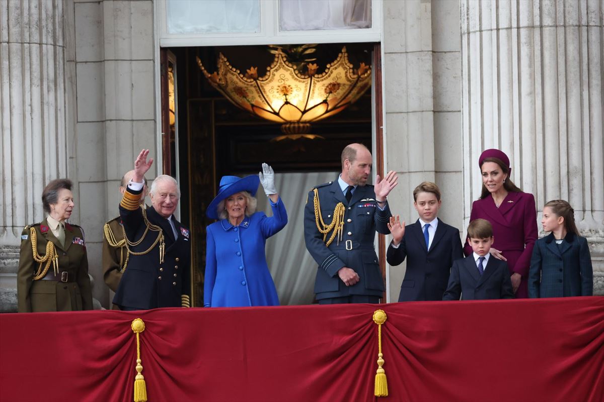 Palacio de Buckingham. Foto EFE.