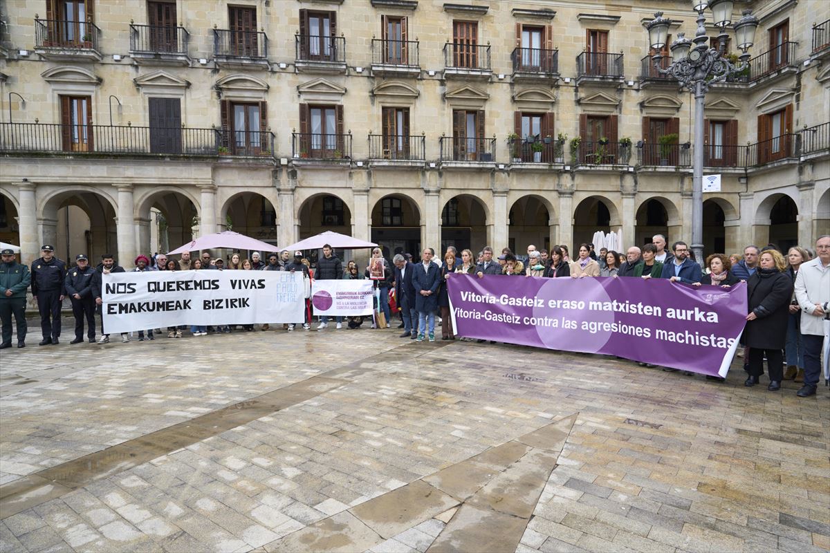 Gasteiz, gaur goizean. Argazkia: EFE.