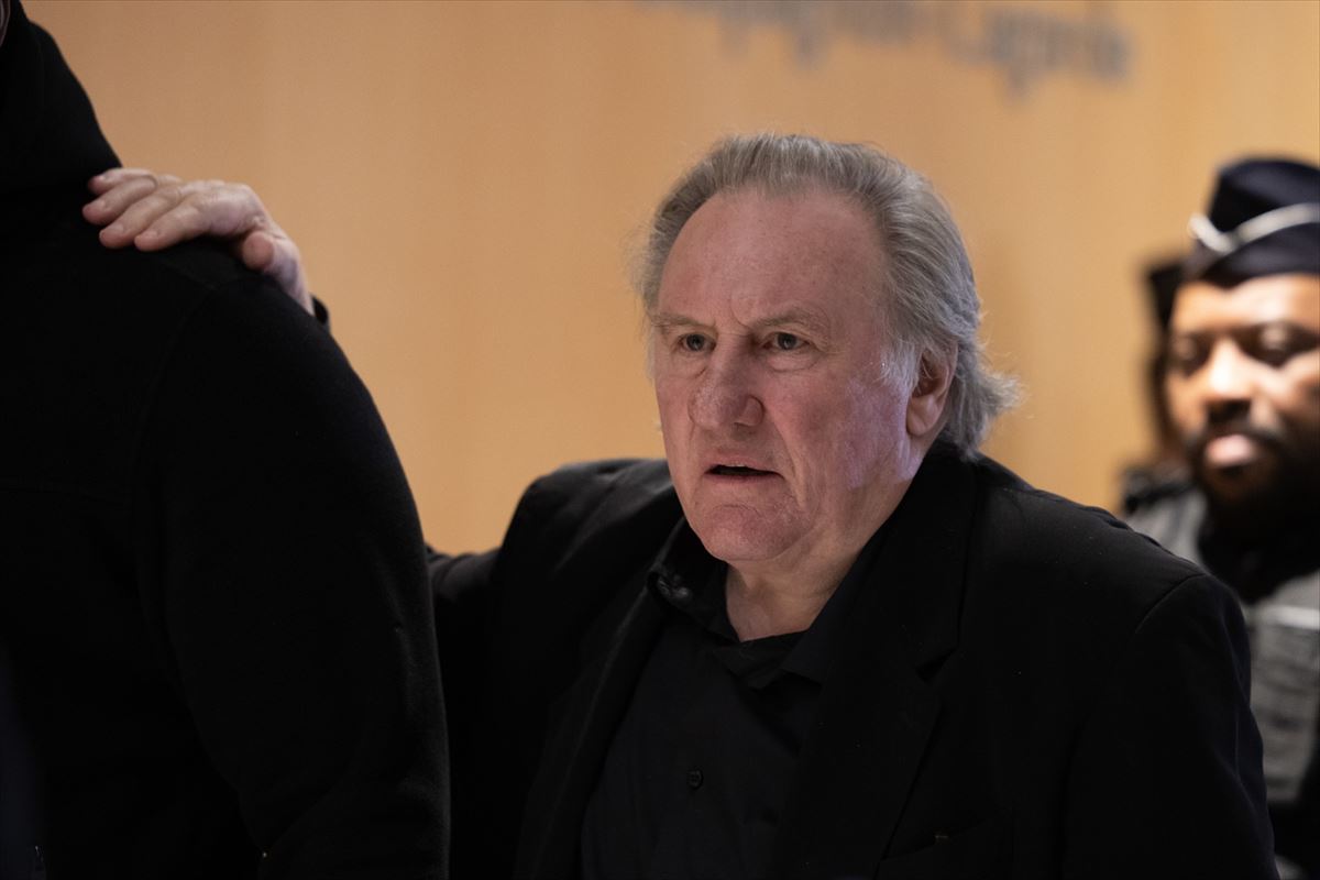 Gerard Depardieu, a la llegada del juicio. 